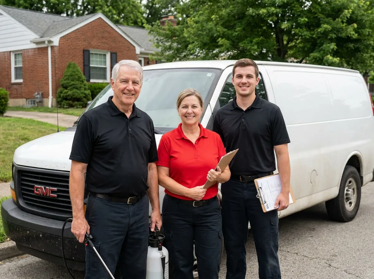 The Ashmere Insect Solutions team, pest control sevice in Cincinnati, oh